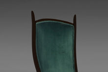 Load image into Gallery viewer, Set of Two (2) Ebonized Maxwell Royal American High Back Upholstered Chairs, USA, c. 1950's-ABT Modern