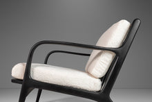 Load image into Gallery viewer, Set of Two ( 2 ) Ebonized Model 2315-C Lounge Chairs in Bouclé by Adrian Pearsall for Craft Associates, USA, c. 1960's-ABT Modern