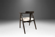 Load image into Gallery viewer, Set of Two (2) Ebonized Oak Compass Dining Chairs after Alan Gould for Knoll in New Boucle Upholstery, USA, c. 1960's-ABT Modern