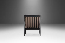 Load image into Gallery viewer, Set of Two (2) Ebony Danish Modern Lounge Chairs by Paoli in Knit Stone Grey Fabric, c. 1960s-ABT Modern