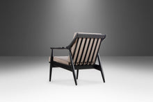 Load image into Gallery viewer, Set of Two (2) Ebony Danish Modern Lounge Chairs by Paoli in Knit Stone Grey Fabric, c. 1960s-ABT Modern