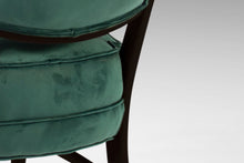 Load image into Gallery viewer, Set of Two (2) Ebony Maxwell Royal American High Back Upholstered Chairs, USA, c. 1950's-ABT Modern