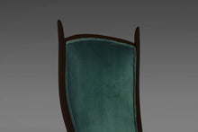 Load image into Gallery viewer, Set of Two (2) Ebony Maxwell Royal American High Back Upholstered Chairs, USA, c. 1950's-ABT Modern