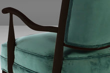 Load image into Gallery viewer, Set of Two (2) Ebony Maxwell Royal American High Back Upholstered Chairs, USA, c. 1950's-ABT Modern