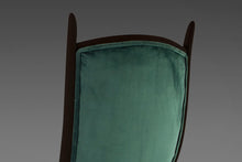 Load image into Gallery viewer, Set of Two (2) Ebony Maxwell Royal American High Back Upholstered Chairs, USA, c. 1950's-ABT Modern