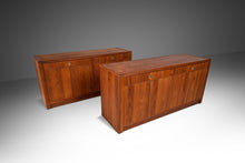 Load image into Gallery viewer, Set of Two (2) Elegant Mid Century Modern Cabinets Sideboards Credenzas in Teak by D-Scan, c. 1970's-ABT Modern