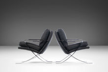 Load image into Gallery viewer, Set of Two (2) Flair Lounge Chairs by Bernhardt Flair in Chrome, USA, c. 1970's-ABT Modern