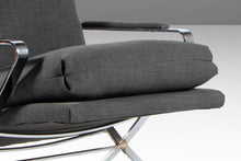 Load image into Gallery viewer, Set of Two (2) Flair Lounge Chairs by Bernhardt Flair in Chrome, USA, c. 1970's-ABT Modern