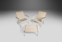 Load image into Gallery viewer, Set of Two (2) "Flight" Sling Stacking Lounge Chairs w/ One Ottoman by Brown Jordan, USA, c. 2011-ABT Modern