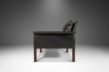Load image into Gallery viewer, Set of Two (2) His and Her Model 500 Lounge Chairs in Rosewood and Distressed Vintage Leather by Hans Olsen for CS Møbler, Denmark, c. 1960s-ABT Modern