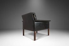 Load image into Gallery viewer, Set of Two (2) His and Her Model 500 Lounge Chairs in Rosewood and Distressed Vintage Leather by Hans Olsen for CS Møbler, Denmark, c. 1960s-ABT Modern