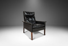Load image into Gallery viewer, Set of Two (2) His and Her Model 500 Lounge Chairs in Rosewood and Distressed Vintage Leather by Hans Olsen for CS Møbler, Denmark, c. 1960s-ABT Modern