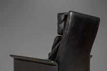 Load image into Gallery viewer, Set of Two (2) His and Her Model 500 Lounge Chairs in Rosewood and Distressed Vintage Leather by Hans Olsen for CS Møbler, Denmark, c. 1960s-ABT Modern