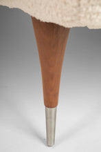 Load image into Gallery viewer, Set of Two (2) Horn Chairs by Karpen of California Newly Upholstery in White Bouclé, USA, c. 1960's-ABT Modern