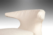 Load image into Gallery viewer, Set of Two (2) Horn Chairs by Karpen of California Newly Upholstery in White Bouclé, USA, c. 1960's-ABT Modern