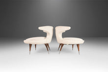 Load image into Gallery viewer, Set of Two (2) Horn Chairs by Karpen of California Newly Upholstery in White Bouclé, USA, c. 1960's-ABT Modern