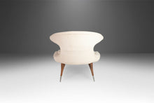 Load image into Gallery viewer, Set of Two (2) Horn Chairs by Karpen of California Newly Upholstery in White Bouclé, USA, c. 1960's-ABT Modern