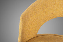 Load image into Gallery viewer, Set of Two (2) Italian Modern Swiveling Accent Chairs in Original Gold Knit Fabric by E & P Ciani for Aceray, Italy, c. 1980's-ABT Modern