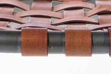 Load image into Gallery viewer, Set of Two (2) Italian Patinaed Metal and Leather Strap Armchairs, c. 1970s-ABT Modern