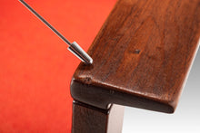 Load image into Gallery viewer, Set of Two (2) Jens Risom Accent Chairs in Original Red Upholstery on a Refinished Walnut Frame, USA, c. 1960s-ABT Modern