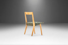 Load image into Gallery viewer, Set of Two (2) Jens Risom for Knoll Model 666 Side Chairs in Birch and Green Strapping, USA, c. 1960's-ABT Modern
