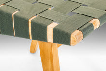 Load image into Gallery viewer, Set of Two (2) Jens Risom for Knoll Model 666 Side Chairs in Birch and Green Strapping, USA, c. 1960's-ABT Modern