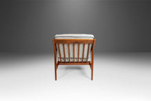 Load image into Gallery viewer, Set of Two (2) Lounge Chairs After Ib Kofod-Larsen on a Walnut Frame with New Tweed Upholstery, c. 1950s-ABT Modern