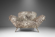 Load image into Gallery viewer, Set of Two (2) Lounge Chairs w/ Matching Ottoman in Animal Print for Carson's Attributed to Milo Baughman, USA, c. 1980's-ABT Modern