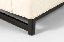 Load image into Gallery viewer, Set of Two (2) Low Profile Barrel Chairs After Edward Wormley for Dunbar in Original Fabric on Ebonized Bases, USA, c. 1960's-ABT Modern