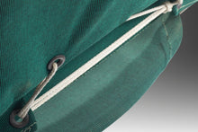 Load image into Gallery viewer, Set of Two (2) Mid Century Modern Bar Height Barstools in Forest Green Canvas on Wrought Iron Metal Frames, c. 1960's-ABT Modern