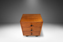 Load image into Gallery viewer, Set of Two (2) Mid Century Modern End Tables / Dresser in Walnut by George Nelson for Herman Miller, USA, c. 1960's-ABT Modern