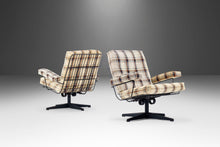 Load image into Gallery viewer, Set of Two (2) Mid Century Modern Iron Wire Swiveling Patio Chairs, c. 1960's-ABT Modern