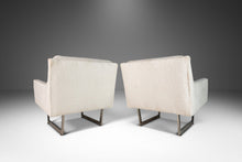 Load image into Gallery viewer, Set of Two (2) Mid Century Modern Lounge Chairs Set on Chrome Bases by Patrician Furniture Co., USA, c. 1960s-ABT Modern