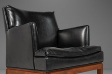Load image into Gallery viewer, Set of Two (2) Mid Century Modern Lounge Chairs by Marble Imperial in Leatherette & Walnut, USA, c. 1960's-ABT Modern