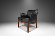 Load image into Gallery viewer, Set of Two (2) Mid Century Modern Lounge Chairs by Marble Imperial in Leatherette & Walnut, USA, c. 1960's-ABT Modern