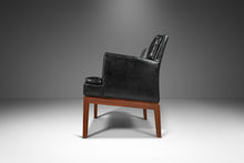 Load image into Gallery viewer, Set of Two (2) Mid Century Modern Lounge Chairs by Marble Imperial in Leatherette & Walnut, USA, c. 1960's-ABT Modern