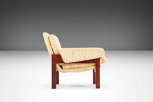 Load image into Gallery viewer, Set of Two (2) Mid Century Modern Low Profile Lounge Chairs in Rosewood and Nubby Original Fabric, Denmark, c. 1960s-ABT Modern