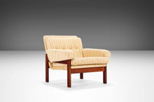 Load image into Gallery viewer, Set of Two (2) Mid Century Modern Low Profile Lounge Chairs in Rosewood and Nubby Original Fabric, Denmark, c. 1960s-ABT Modern