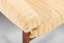 Load image into Gallery viewer, Set of Two (2) Mid Century Modern Low Profile Lounge Chairs in Rosewood and Nubby Original Fabric, Denmark, c. 1960s-ABT Modern