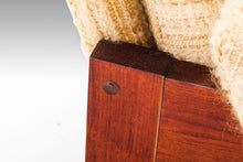 Load image into Gallery viewer, Set of Two (2) Mid Century Modern Low Profile Lounge Chairs in Rosewood and Nubby Original Fabric, Denmark, c. 1960s-ABT Modern