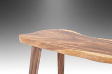 Load image into Gallery viewer, Set of Two ( 2 ) Mid Century Modern Monkey Pod Wood Slab Coffee / End Tables, USA, c. 1960's-ABT Modern