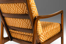 Load image into Gallery viewer, Set of Two (2) Model 109 Lounge Chairs by Ole Wanscher for John Stuart in Solid Walnut in Original Fabric, USA, c. 1956-ABT Modern