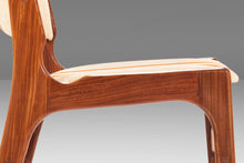 Load image into Gallery viewer, Set of Two (2) Model 89 Teak Side Chairs in Original Fabric by Erik Buch for Povl Dinesen, Denmark, c. 1960's-ABT Modern