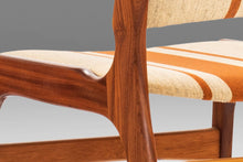 Load image into Gallery viewer, Set of Two (2) Model 89 Teak Side Chairs in Original Fabric by Erik Buch for Povl Dinesen, Denmark, c. 1960's-ABT Modern