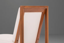 Load image into Gallery viewer, Set of Two (2) Oak Accent Chairs by Hickory Newly Upholstered in Knoll Ivory Boucle Fabric, USA, c. 1960's-ABT Modern