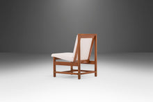 Load image into Gallery viewer, Set of Two (2) Oak Accent Chairs by Hickory Newly Upholstered in Knoll Ivory Boucle Fabric, USA, c. 1960's-ABT Modern