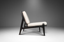 Load image into Gallery viewer, Set of Two (2) Rare Ebonized Lounge Chairs in Bouclé by Ib Kofod Larsen for Selig, Denmark, c. 1950's-ABT Modern