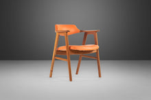 Load image into Gallery viewer, Set of Two (2) Rare Model 42 Arm Chairs in Teak and Vinyl by Erik Kirkegaard for Høng Stolefabrik, Denmark, c. 1950's-ABT Modern