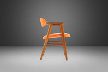 Load image into Gallery viewer, Set of Two (2) Rare Model 42 Arm Chairs in Teak and Vinyl by Erik Kirkegaard for Høng Stolefabrik, Denmark, c. 1950's-ABT Modern