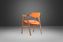 Load image into Gallery viewer, Set of Two (2) Rare Model 42 Arm Chairs in Teak and Vinyl by Erik Kirkegaard for Høng Stolefabrik, Denmark, c. 1950's-ABT Modern